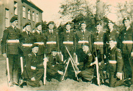 Number 1 Armoured Car Squadron - Lunenburg .-Corporal Frank Rozee -bottom-row-right-Cpl-kneeling