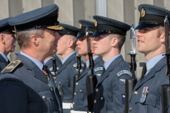 II Squadron RAF Regiment consecration of new standard parade at RAF Brize Norton
