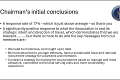 Chairman's Initiasl Conclusions