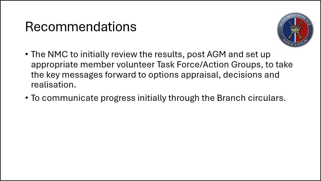 Recommendations