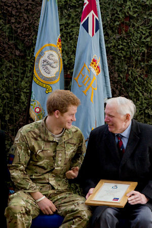 PRINCE HARRY VISITS RAF HONINGTON