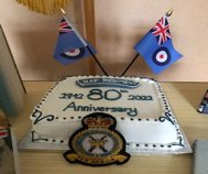 RAF Regiment 80th Anniversary Celebration cake